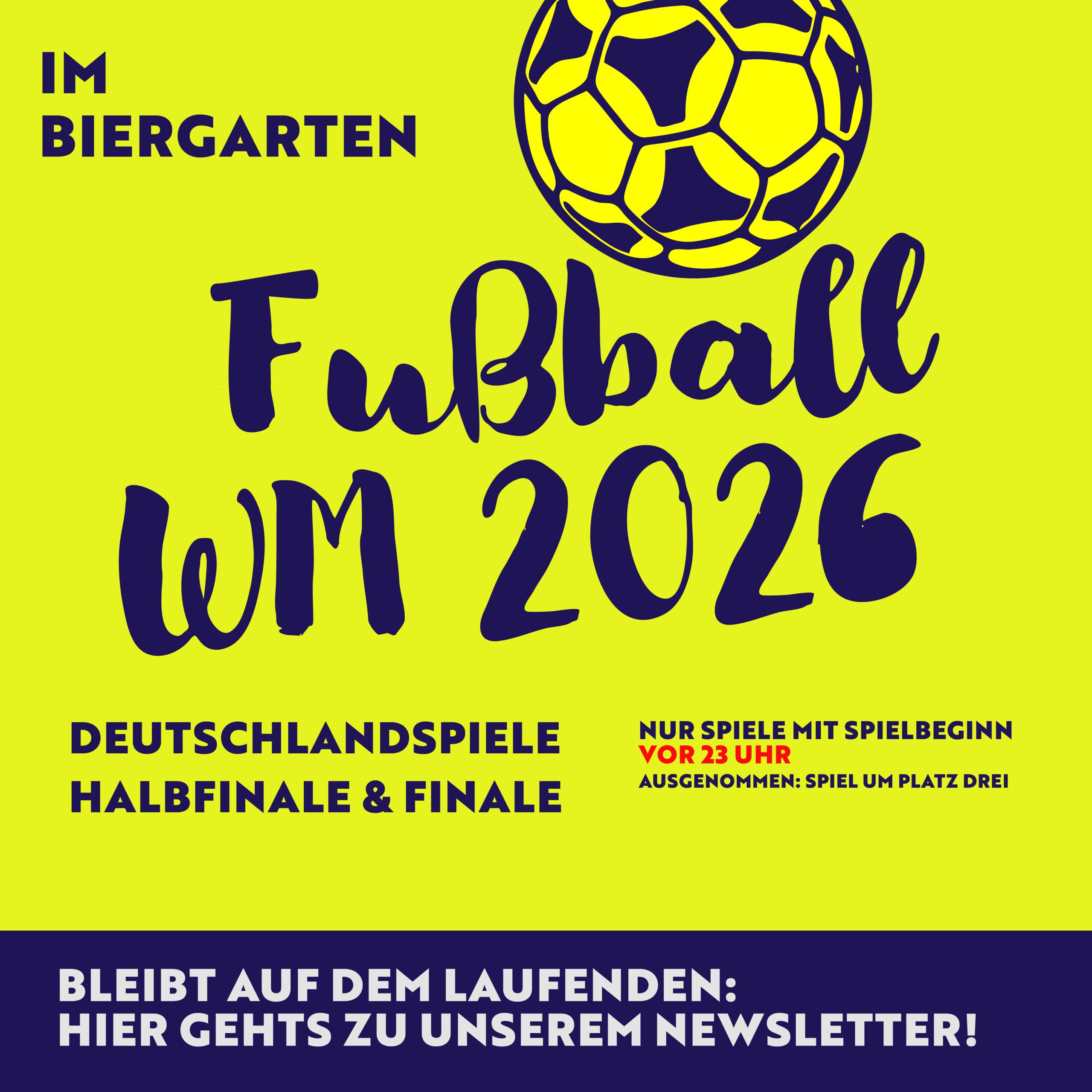 Fußball-WM im Hirschgarten