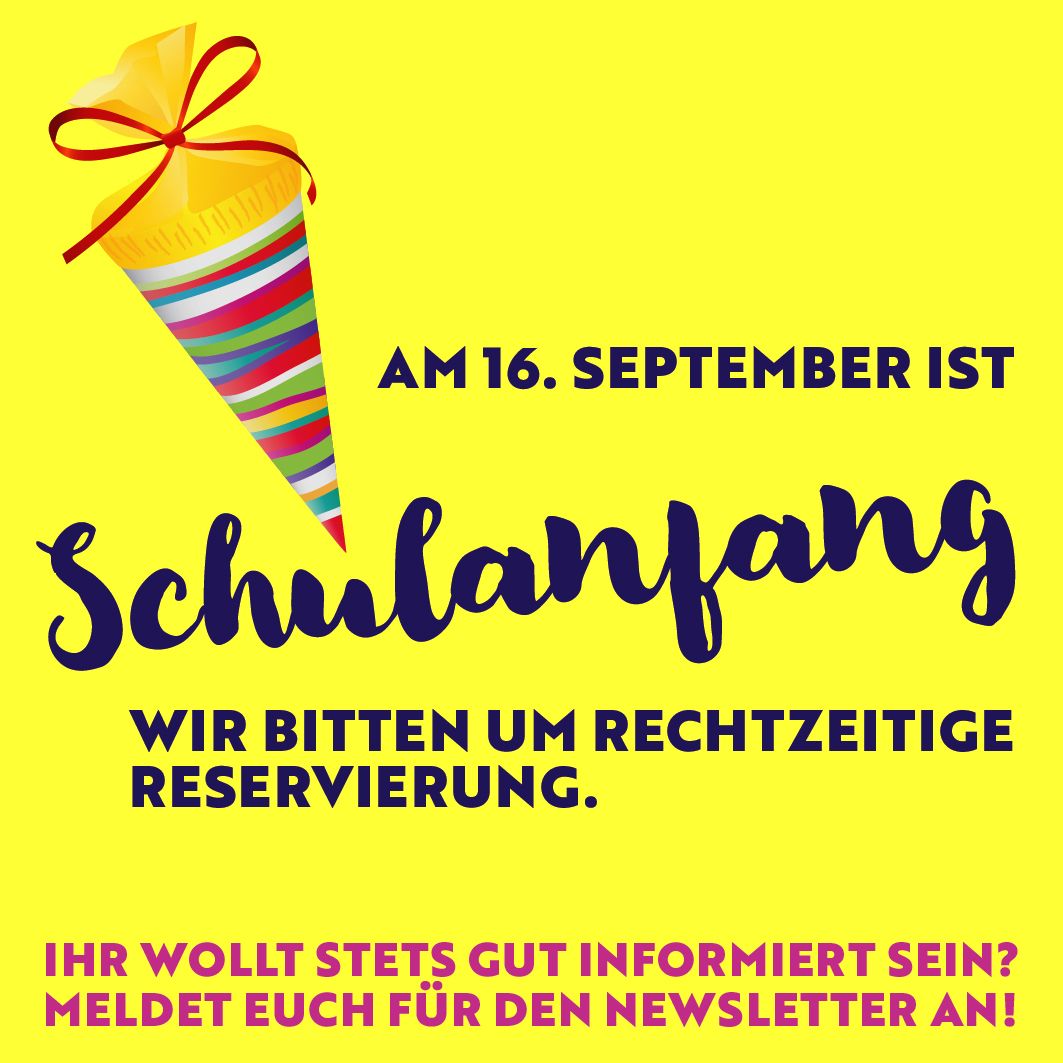 Schulanfang im Hirschgarten